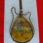 Moss Agate Guitar Pendant