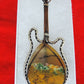Moss Agate Guitar Pendant