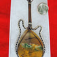 Moss Agate Guitar Pendant