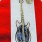 Semi-precious Gemstone and Mixed Metals Guitar Pendant.  Semi-precious Gemstone and Mixed Metals  One of a kind pendant that shows off your unique taste!