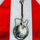 Maligano Jasper and Mixed Metals Guitar Pendant