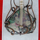 Moss Agate and Mixed Metals Guitar Pendant.  Moss Agate and Mixed Metals  One of a kind pendant that shows off your unique taste!