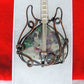 Moss Agate and Mixed Metals Guitar Pendant.  Moss Agate and Mixed Metals  One of a kind pendant that shows off your unique taste!
