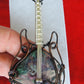 Moss Agate and Mixed Metals Guitar Pendant.  Moss Agate and Mixed Metals  One of a kind pendant that shows off your unique taste!