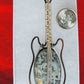 Moss Agate and Mixed Metals Guitar Pendant.  Moss Agate and Mixed Metals  One of a kind pendant that shows off your unique taste!