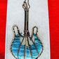 Lace Agate and Mixed Metals Guitar Pendant.  Lace Agate and Mixed Metals  One of a kind pendant that shows off your unique taste!