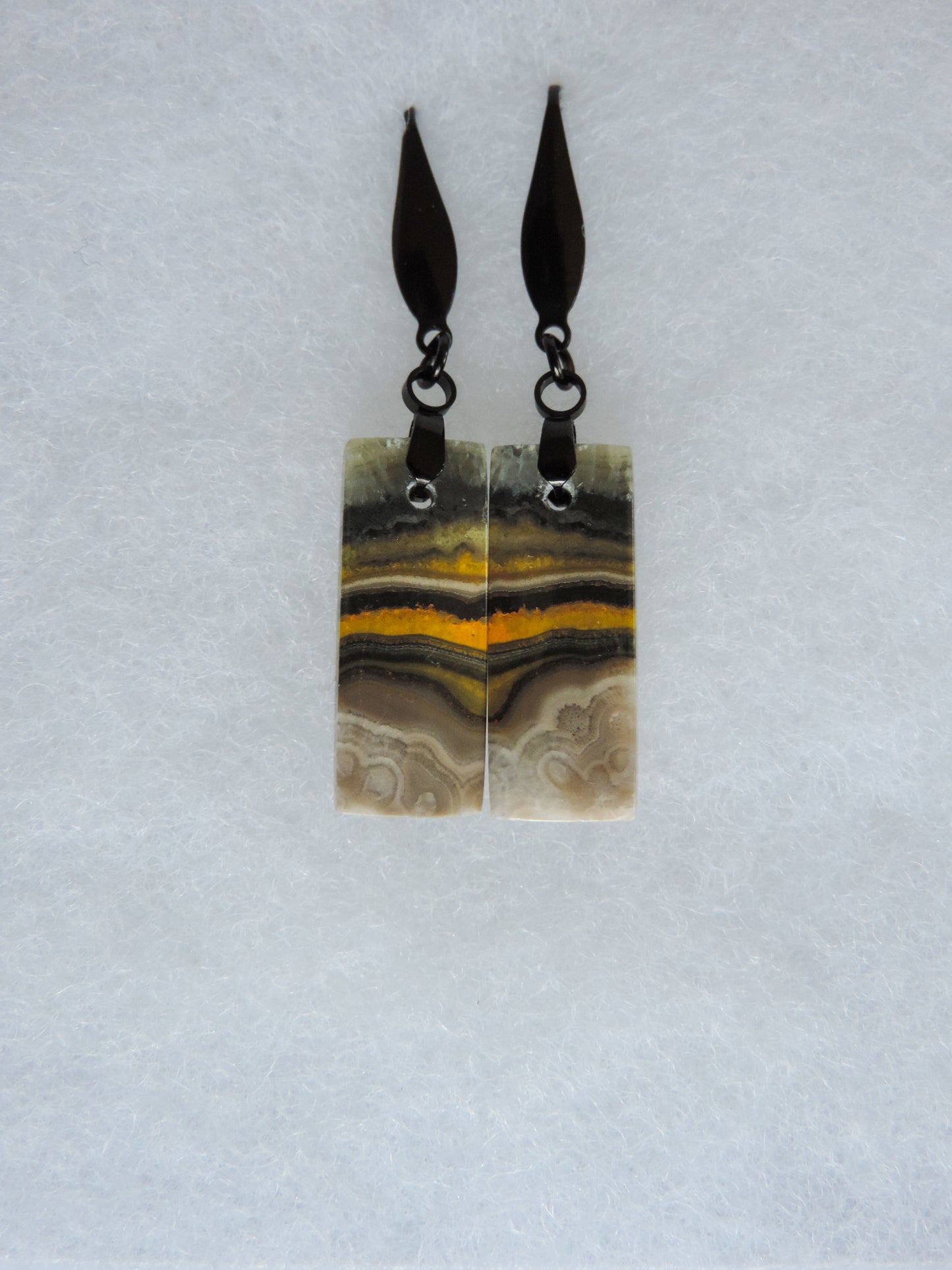 Bumblebee Jasper Earrings