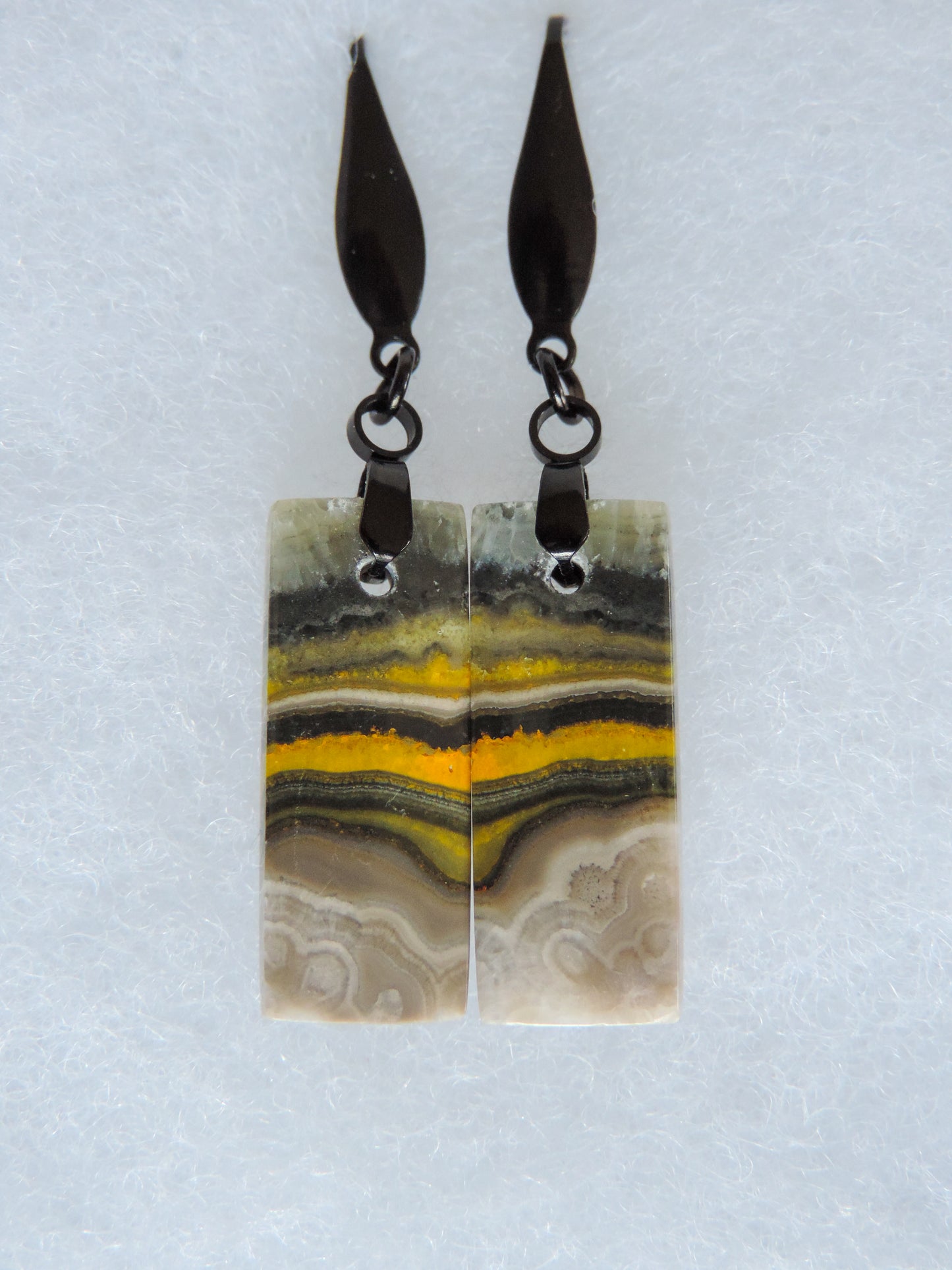 Bumblebee Jasper Earrings