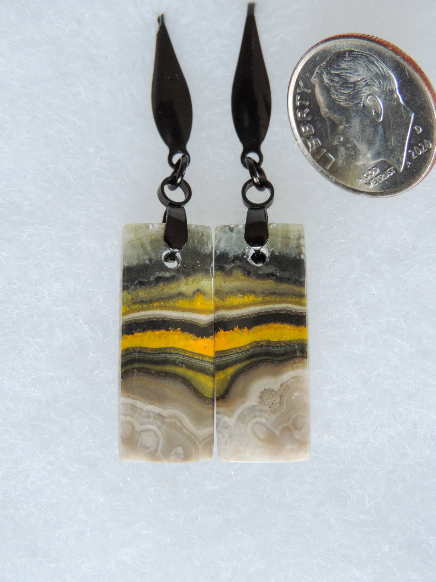 Bumblebee Jasper Earrings