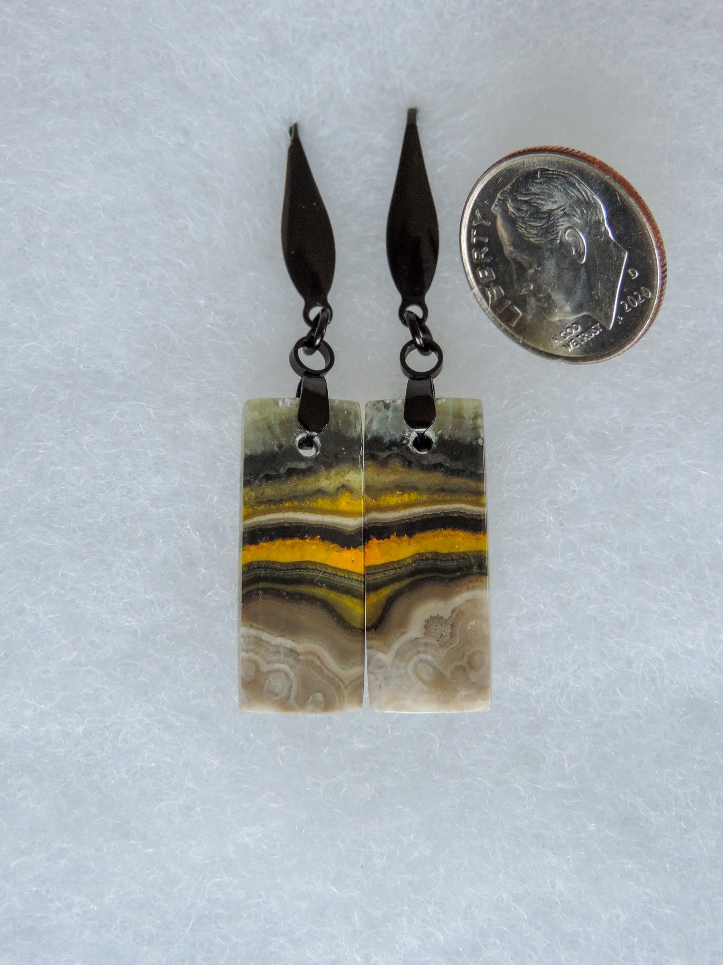 Bumblebee Jasper Earrings