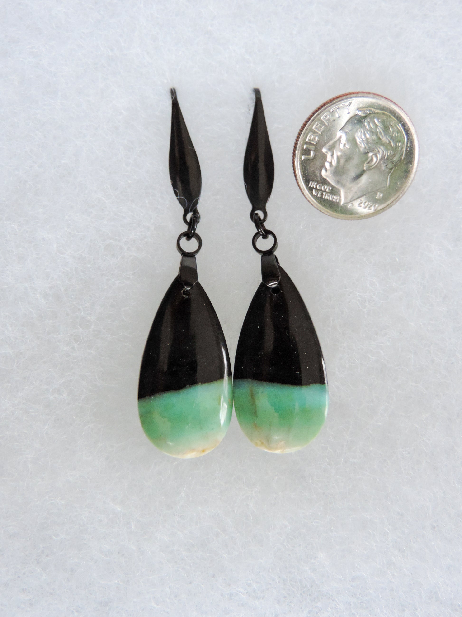 Your Indonesian Blue Opalized Wood Earrings will be shipped the same day in most cases, Monday through Friday.  Orders will be shipped first class USPS, which takes 3-4 days in the U.S. for delivery.  If your jewelry earrings arrive damaged or you are dissatisfied, please contact us upon receipt of item.