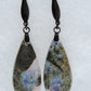 Purple Moss Agate Earrings.  Purple gemstones hold significant and powerful spiritual qualities.  Purple has been associated with wealth, passion, ambition, magic, awareness, mystery, tranquility, inspiration, understanding, calmness and wisdom to name a few.  Throughout history, the spiritual meanings and properties of purple gemstones have always been positive as they were known to bring forth the purest aspirations of human kind.  