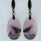 Purple Moss Agate Earrings