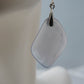 The bail and earring wires are authentic 925 sterling silver.  Wear these original earrings and stand out in a crowd!  Known as the Treasure State, Montana’s landscape is an abundant resource for precious and semi-precious stones.  One of the semi-precious stones, Madison Blue Agate, are featured in these earrings.  