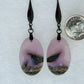 Purple Moss Agate Earrings