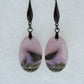 Purple Moss Agate Earrings