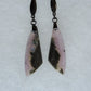 Purple Moss Agate Earrings