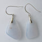  The bail and earring wires are authentic 925 sterling silver.  Wear these original earrings and stand out in a crowd!  Known as the Treasure State, Montana’s landscape is an abundant resource for precious and semi-precious stones.  One of the semi-precious stones, Madison Blue Agate, are featured in these earrings.  
