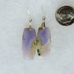 Purple Moss Agate & Sterling Silver Earrings