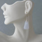  The bail and earring wires are authentic 925 sterling silver.  Wear these original earrings and stand out in a crowd!  Known as the Treasure State, Montana’s landscape is an abundant resource for precious and semi-precious stones.  One of the semi-precious stones, Madison Blue Agate, are featured in these earrings.  