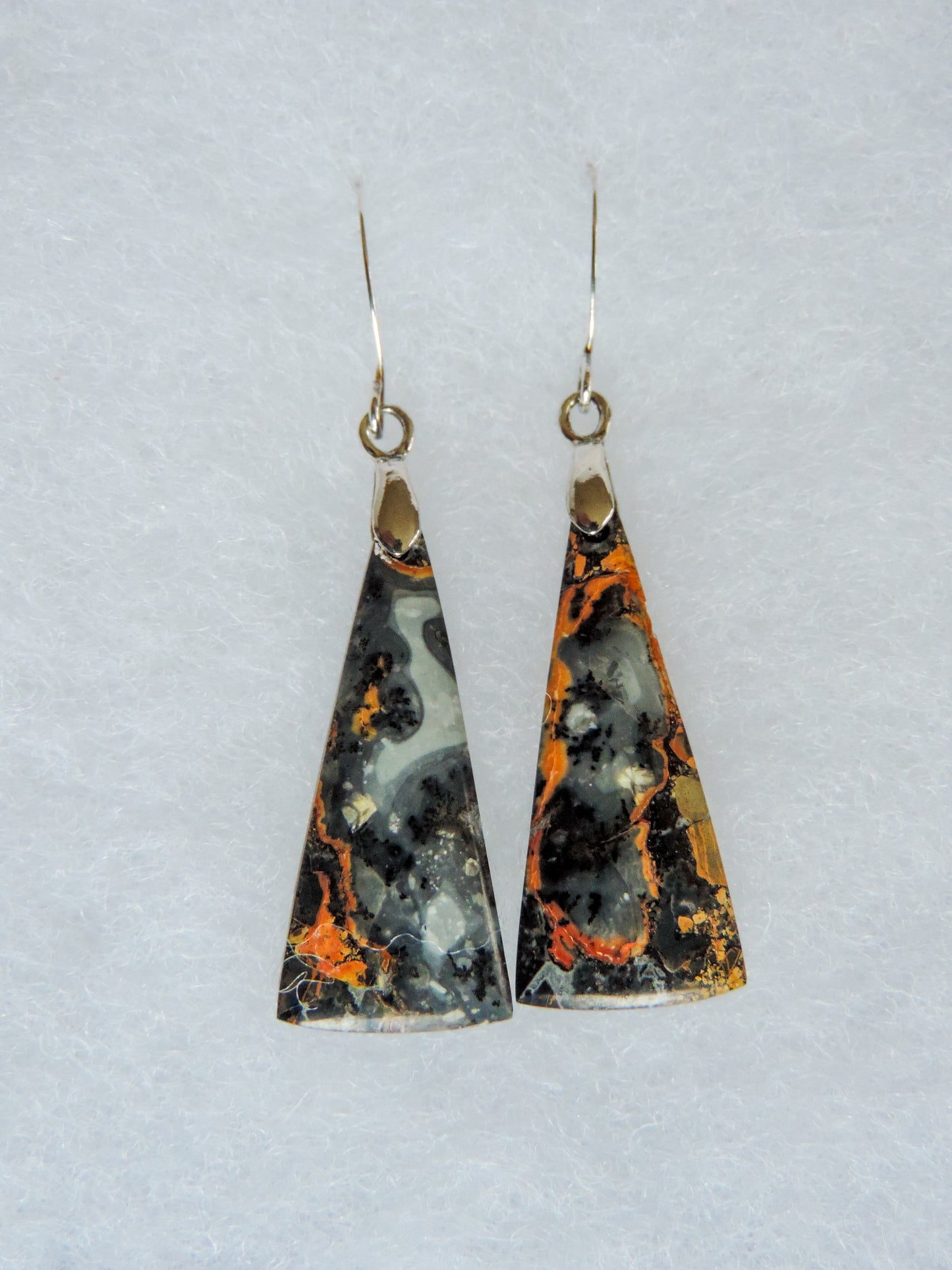 Maligano Jasper & Sterling Silver Earrings