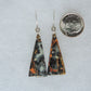 Maligano Jasper & Sterling Silver Earrings