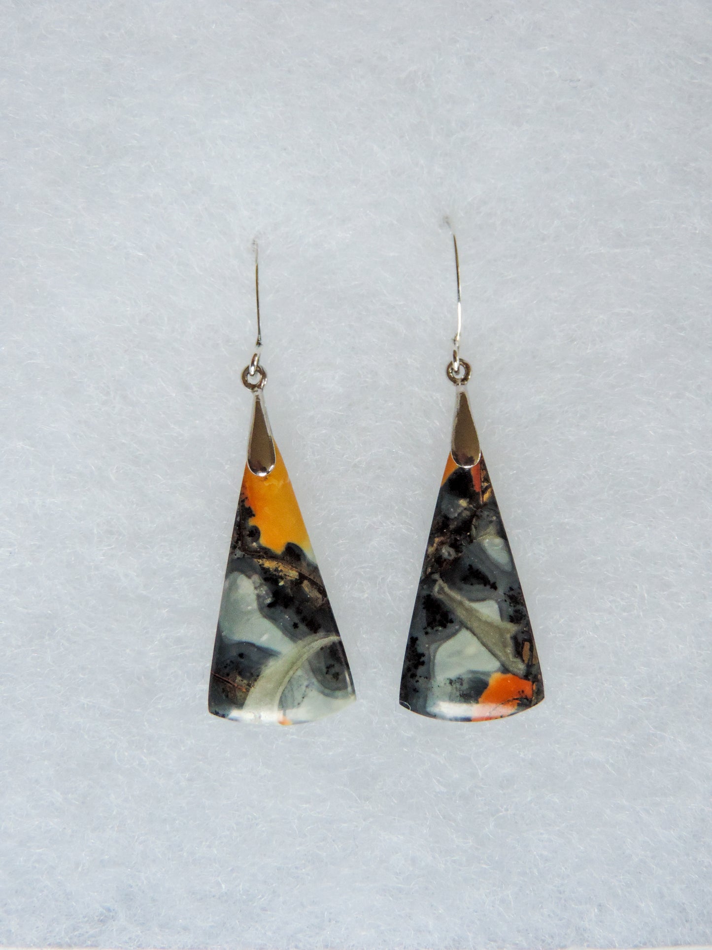 Maligano Jasper & Sterling Silver Earrings