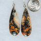 Found roughly ten years ago, this stone has made its way into the main stream market.  The bail and earring wires are authentic 925 sterling silver.  This stone is 