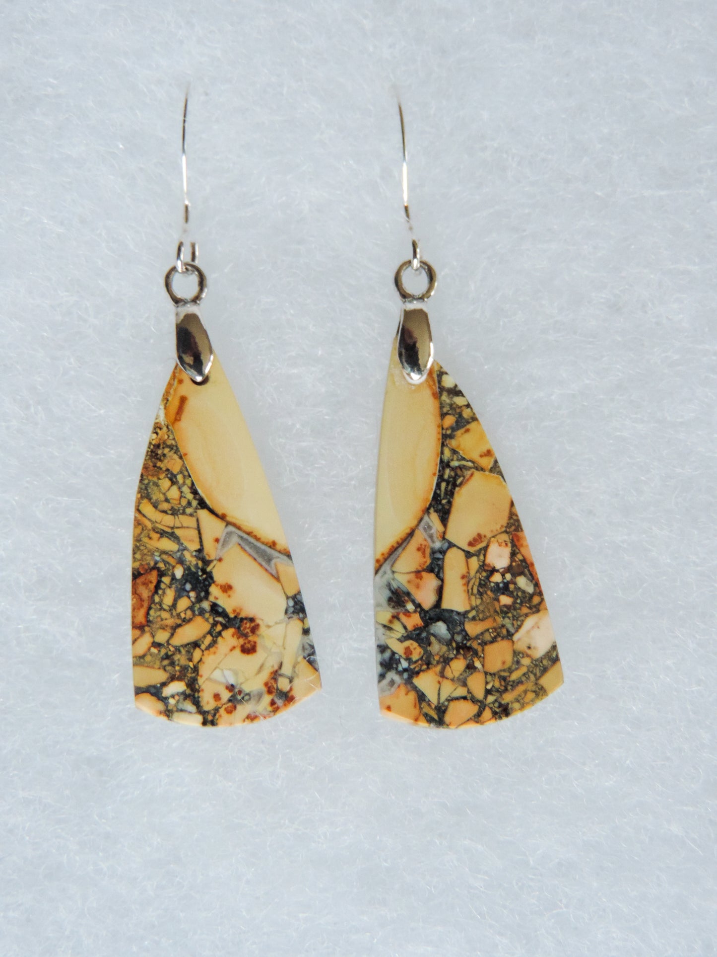 Maligano Jasper & Sterling Silver Earrings