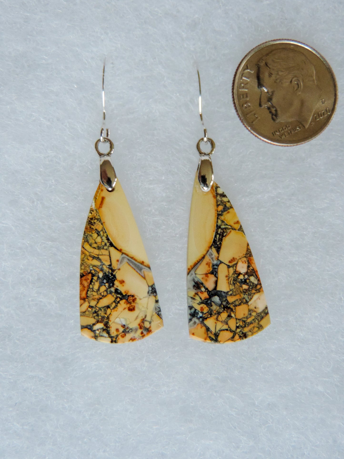 Maligano Jasper & Sterling Silver Earrings