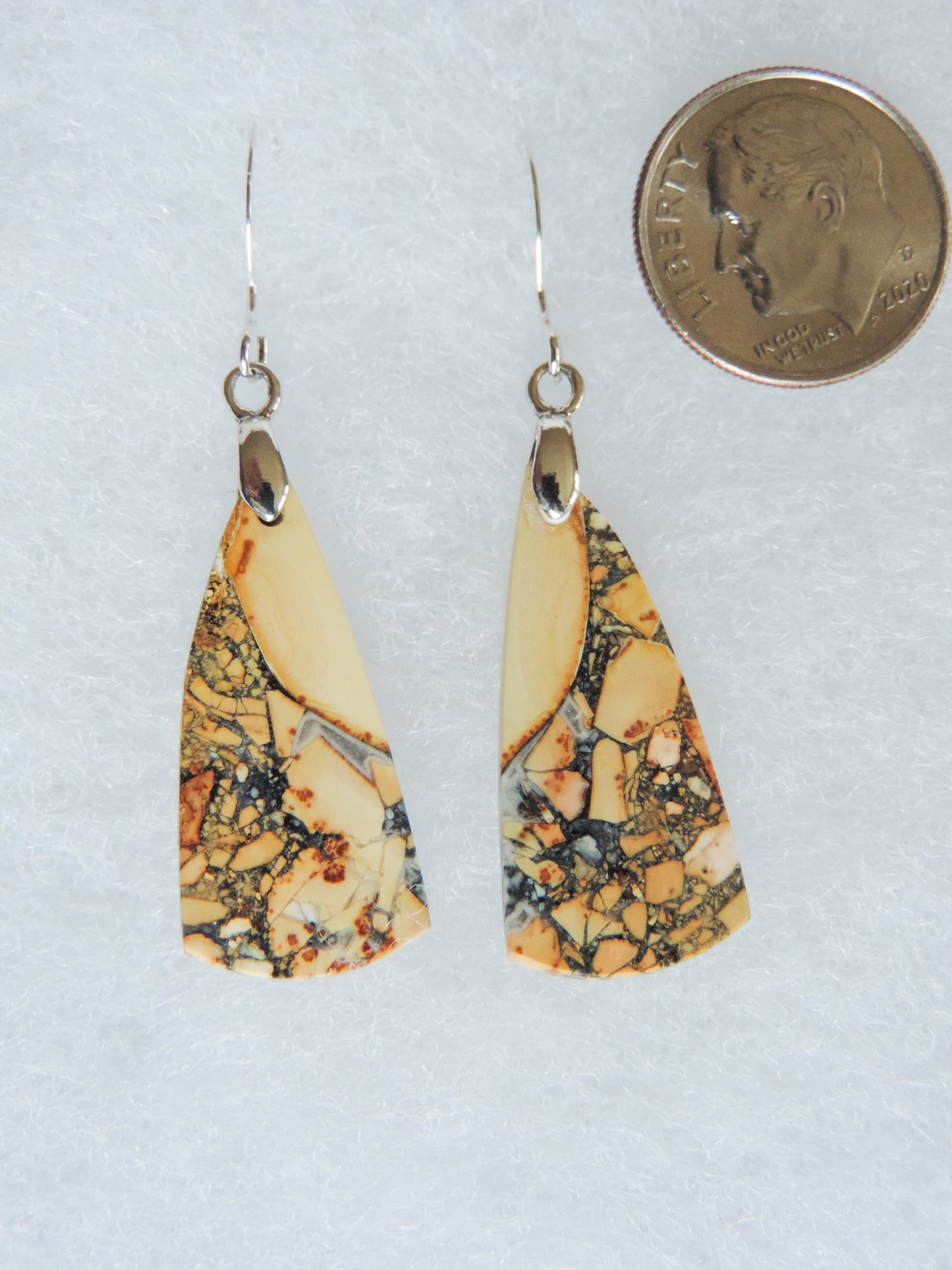 Maligano Jasper & Sterling Silver Earrings