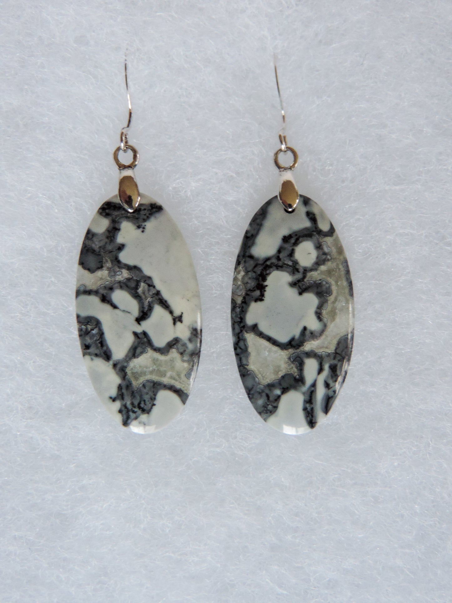 Maligano Jasper & Sterling Silver Earrings