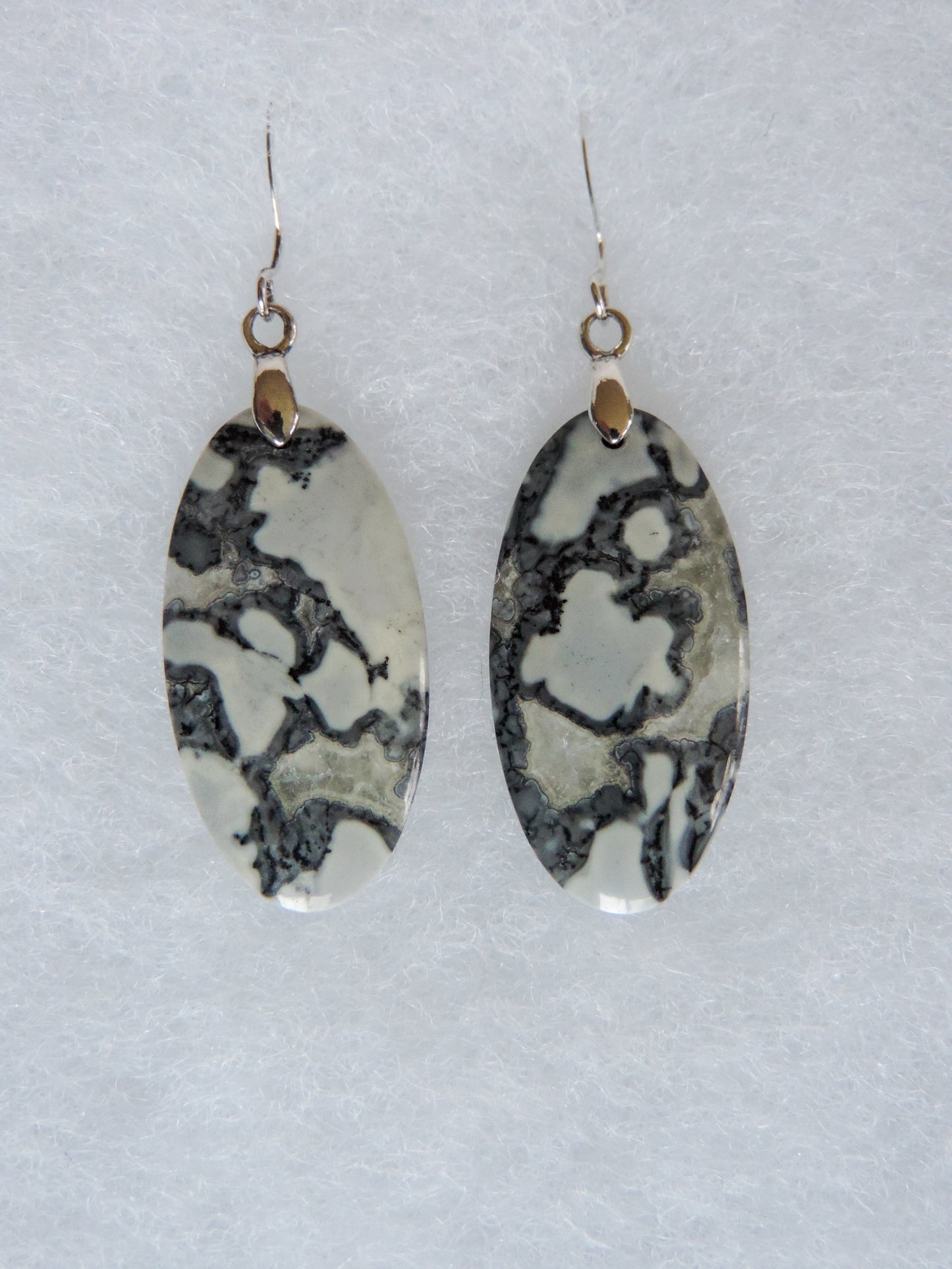 Maligano Jasper & Sterling Silver Earrings