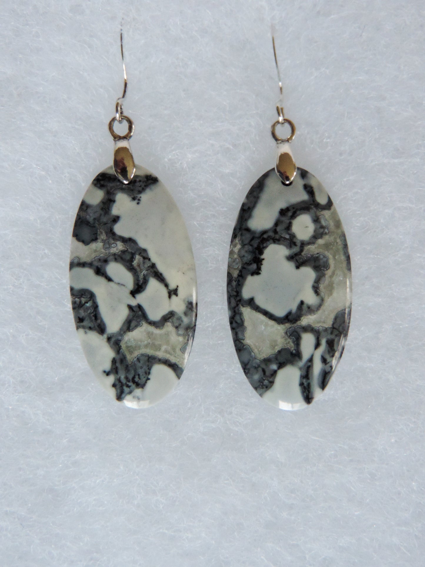 Maligano Jasper & Sterling Silver Earrings