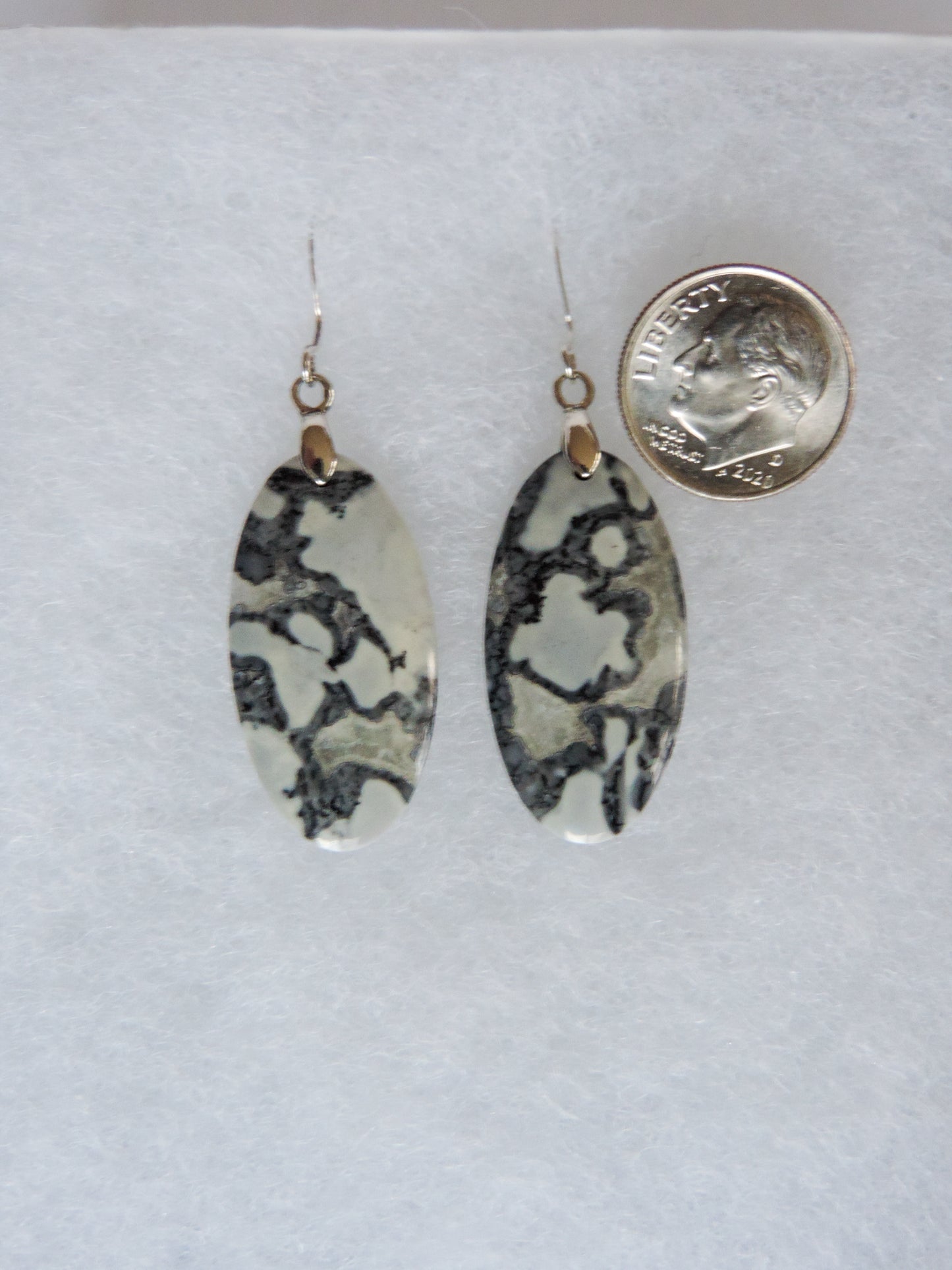 Maligano Jasper & Sterling Silver Earrings