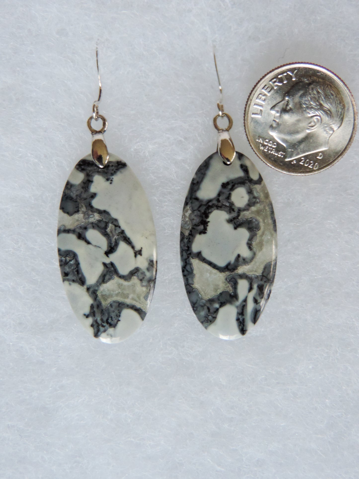 Maligano Jasper & Sterling Silver Earrings