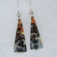 Maligano Jasper & Sterling Silver Earrings.