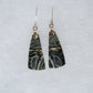 The bail and earring wires are authentic 925 sterling silver.  This stone is a natural color, no dyes or heat treatment have been used.  It was photographed without filters natural light; however, slight color variations may occur due to digitization.  Natural stones can have nooks and crannies, inclusions or small cracks, these distinguishing features lend character to the piece.