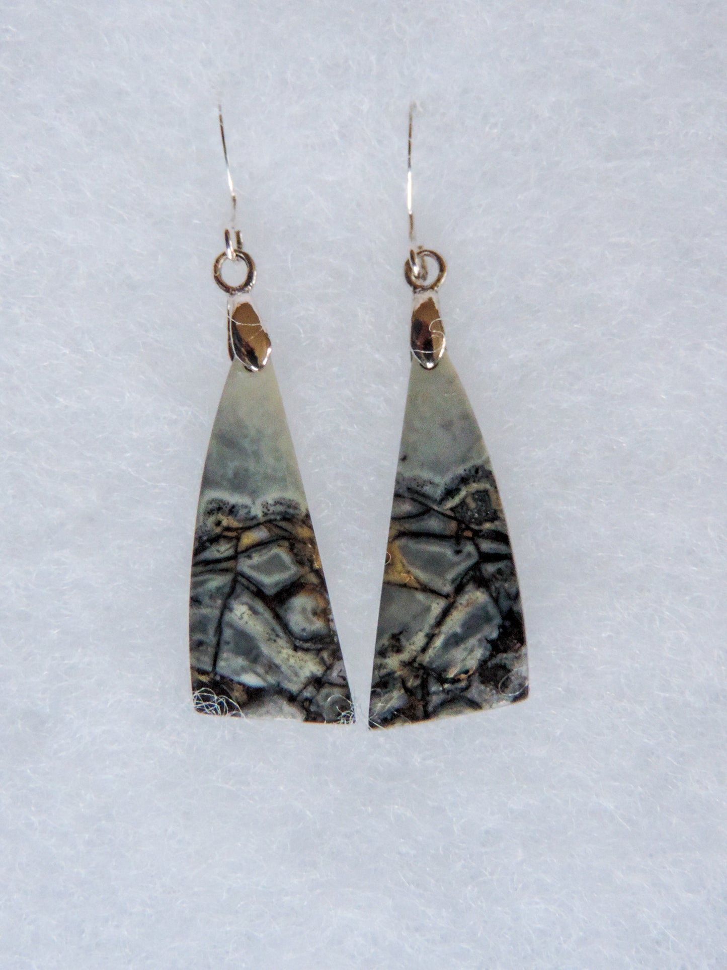 Your Maligano Jasper & Sterling Silver Earrings will be shipped the same day in most cases, Monday through Friday.  Orders will be shipped first class USPS, which takes 3-4 days in the U.S. 