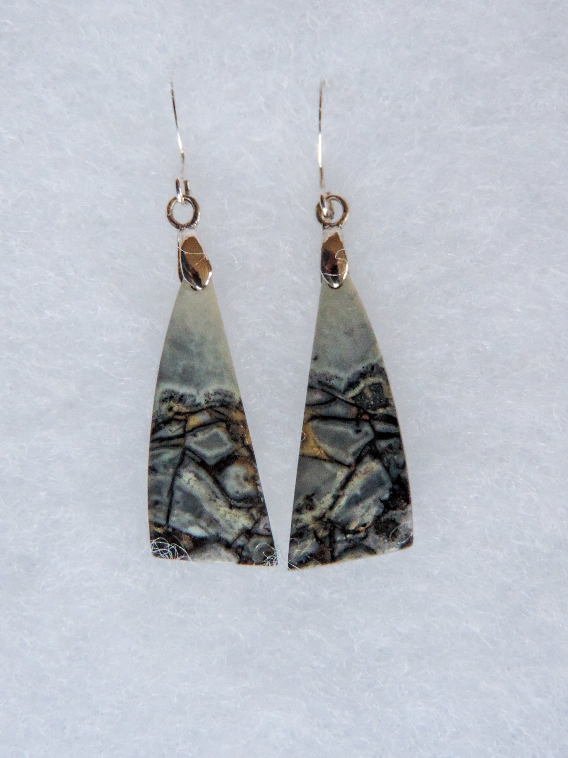 Your Maligano Jasper & Sterling Silver Earrings will be shipped the same day in most cases, Monday through Friday.  Orders will be shipped first class USPS, which takes 3-4 days in the U.S. 