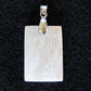 Palm Root Pendant.  Petrified Palm Root comes from the fossilized root system of Indonesian palm trees.  Chalcedony Quartz and Jasper gradually replaced the root wood over millions of years, resulting in a unique material that typically doesn’t have the visible fiber pattern of the tree section but will often have a variety of swirls and colors.  Like other fossilized materials, petrified Palm Root represents one of the many wonders of ancient Earth! 