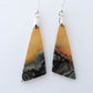Maligano Jasper is a specific type of jasper found in Indonesia and forms in ancient volcanic hot springs areas.  It’s named after a small village in Sulawesi, Indonesia and is mined by hand. Exquisite in appearance, this jewelry will compliment your formal or casual attire.   The bail and earring wires are authentic 925 sterling silver.