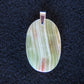 Agates with multiple bands of color are known as fortification agates, those with dendritic or moss looking inclusions are referred to as moss agate and many others are given descriptive names relative to their appearance or where they are found.  The