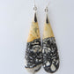 Maligano Jasper Earrings with Sterling Silver, boost your jewelry collection with the wonderful earrings. Maligano Jasper is a specific type of jasper found in Indonesia and forms in ancient volcanic hot springs areas.  It’s named after a small village in Sulawesi, Indonesia and is mined by hand 