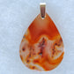 Timor Agate & Sterling Silver Pendant.  Timor Agate Pendant.  Indonesian Agates exhibit a wide variety of colors and amazing complexity.  No two agates are exactly alike, each one being a unique and beautiful creation! 
