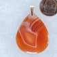 The diversity and complexity of Indonesian agates suggests their genesis occurred over great geological time periods during which a variety of formation conditions existed.  Find your perfect Indonesian Agate on our store!  The pendant bail is authentic 925 sterling silver.