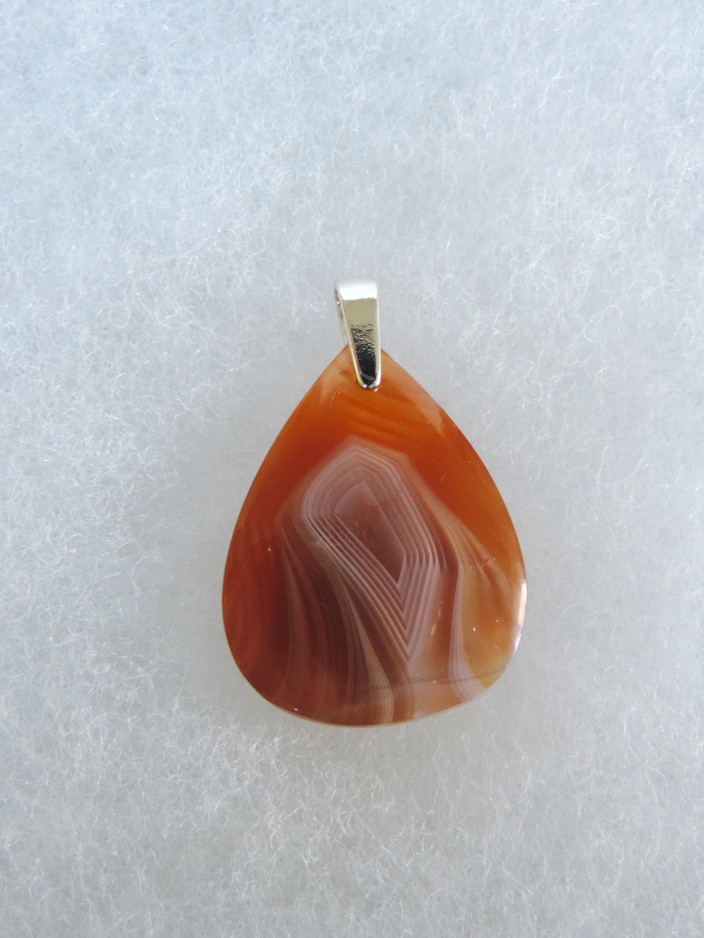 Timor Agate & Sterling Silver Pendant