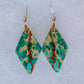 Pick your favorite Blue Sea Sediment Jasper Earrings and enjoy!     The bail and earring wire are authentic 925 sterling silver.