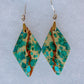 Blue Sea Sediment Jasper Earrings & Sterling Silver.  Jasper is an opaque variety of chalcedony (agate), and comes in a multitude of colors with unique patterns and habits.  Like agate, the names of various jaspers come from their color, their pattern, or from a place name, such as Indonesian Sea Sediment.  So many wonderful options to choose from.