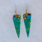 Blue Sea Sediment Earrings